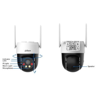 PT Wifi 5MP WizColor, LED Blanche 30m, Full Color, Micro et HP