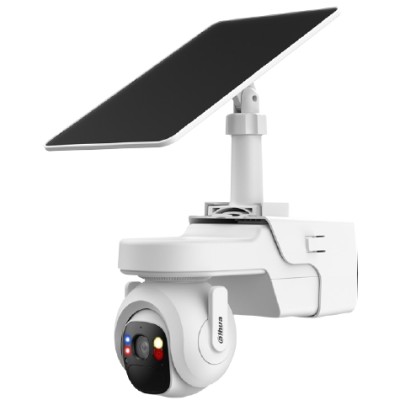 Caméra PT 4MP 360° 4G, Dual 30m, batterie intégrée + panneau solaire