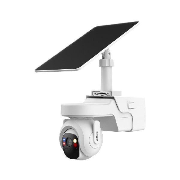 Caméra PT 4MP 360° 4G, Dual 30m, batterie intégrée + panneau solaire