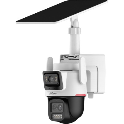 Caméra IP 30m + PT 3MP 50m 6x hybride WizColor 4G solaire