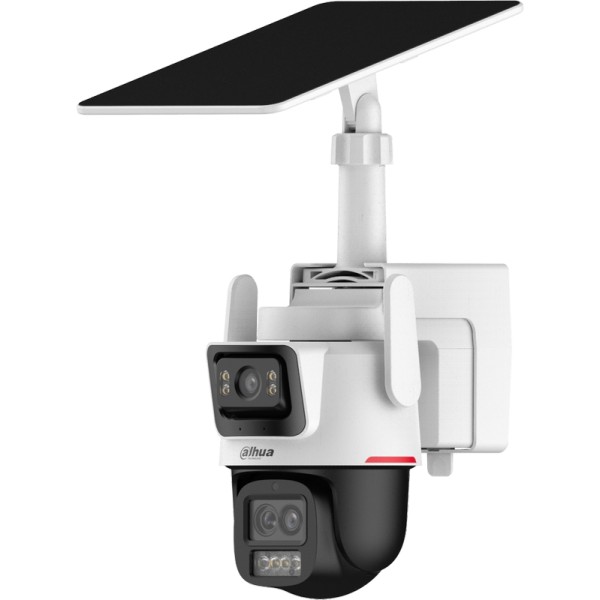 Caméra IP 30m + PT 3MP 50m 6x hybride WizColor 4G solaire