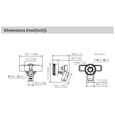 Caméra projecteur 4MP FLOODLIGHT micro et HP