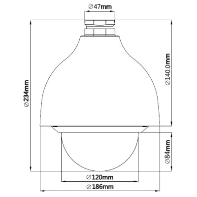 PTZ IP 2MP Starlight, zoom 12x