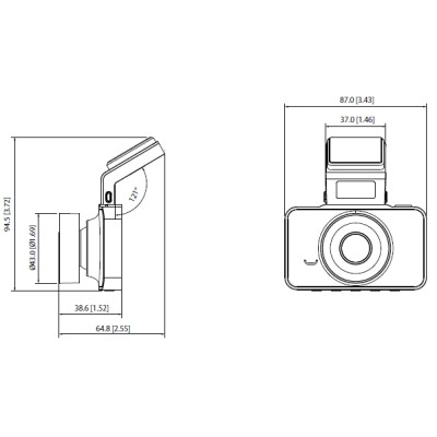 Dashcam 4K écran 3″