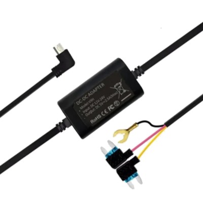 Alimentation sur fusible 2.5A pour Dashcam S5, M1pro et S8