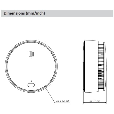 Détecteur de fumées autonome