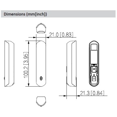 Détecteur de porte sans fil PLUS small