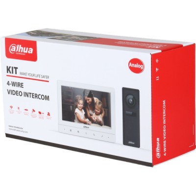KIT Visiophone – Station extérieure et moniteur intérieur 7″ – 4 fils analogique