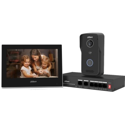 KIT Visiophone – Station extérieure IP et moniteur intérieur 7″
