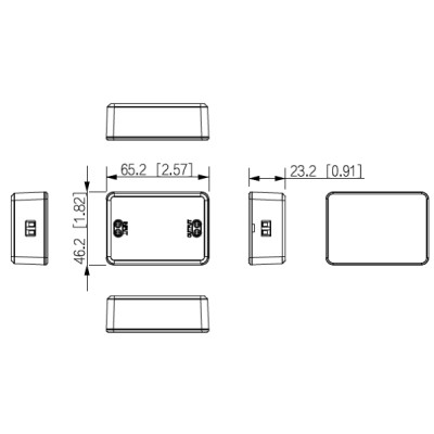 KIT Visiophone – Station extérieure 2 fils IP et moniteur intérieur 7″ hybride