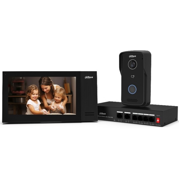KIT Visiophone – Station extérieure IP et moniteur intérieur 7″