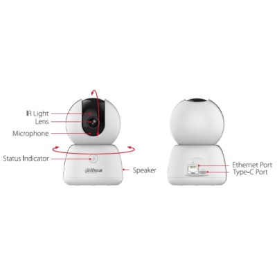 Caméra PTZ 5MP 360° IR10m