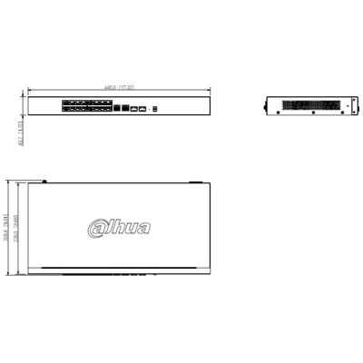 Switch 16 PoE 100Mbps + 2 ports Ethernet Gigabit + 2 ports optique – 240W – Cloud manageable – rackable