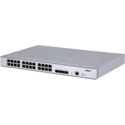 Switch d’agrégation L2+ 24 ports Ethernet Gigabit + 4 ports optique 10 Gigabit – Cloud manageable – rackable