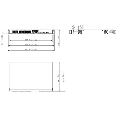 Switch d’agrégation L2+ 24 ports optique Gigabit + 8 ports Ethernet Gigabit + 4 ports optique 10 Gigabit – rackable