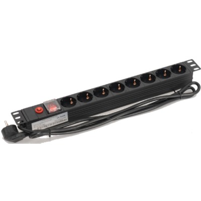 Bandeau d’alimentation PDU 19″ rackable 230V 8 prises