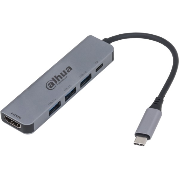 Station d’accueil 5 en 1 USB 3.1 Type-C vers HDMI + 3x USB 3.0 + 1 PD