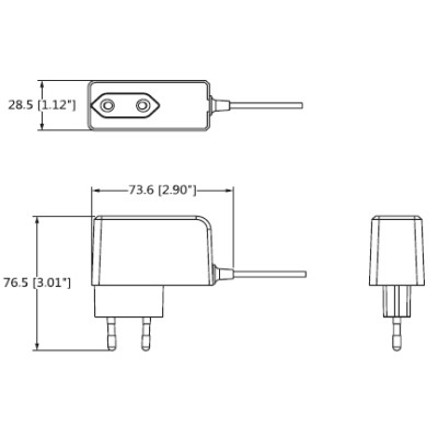 Alimentation 12V 1A 5.5×2.1mm